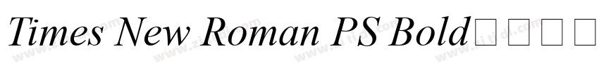 Times New Roman PS Bold字体下载字体转换
